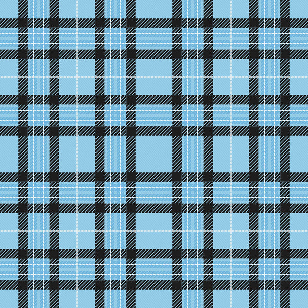 Plaid Blue Vinyl Pattern