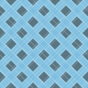 Plaid Blue Vinyl Pattern