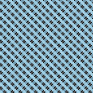 Plaid Blue Vinyl Pattern