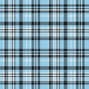 Plaid Blue Vinyl Pattern