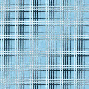 Plaid Blue Vinyl Pattern