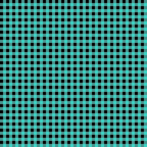 Plaid Teal Vinyl Pattern