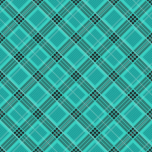 Plaid Teal Vinyl Pattern