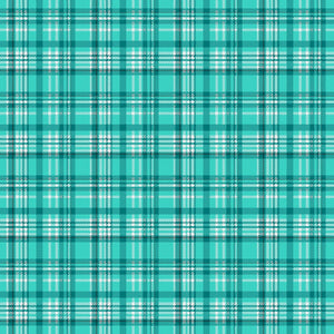 Plaid Teal Vinyl Pattern