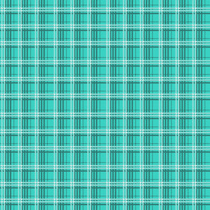 Plaid Teal Vinyl Pattern