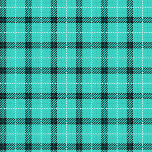 Plaid Teal Vinyl Pattern