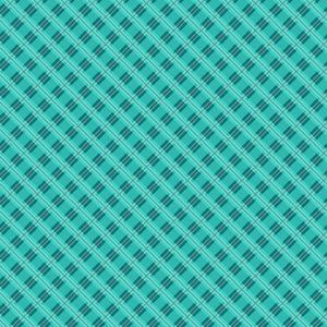 Plaid Teal Vinyl Pattern