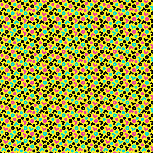 80s 90s Vinyl Pattern