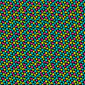 80s 90s Vinyl Pattern