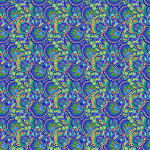 Colorful Psychedelic Vinyl Pattern