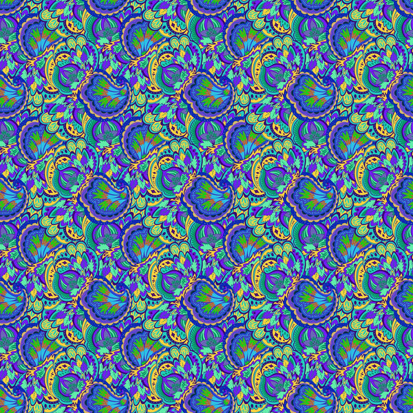 Colorful Psychedelic Vinyl Pattern