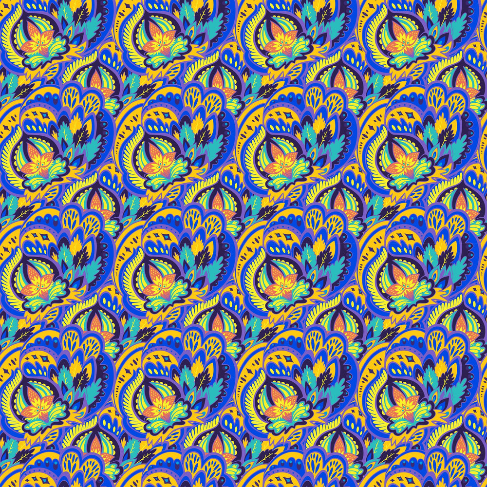 Colorful Psychedelic Vinyl Pattern