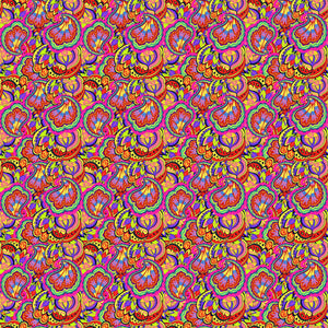 Colorful Psychedelic Vinyl Pattern