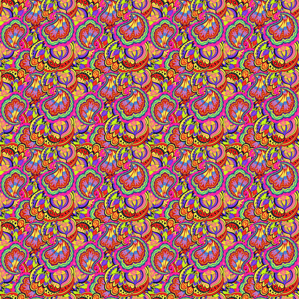 Colorful Psychedelic Vinyl Pattern