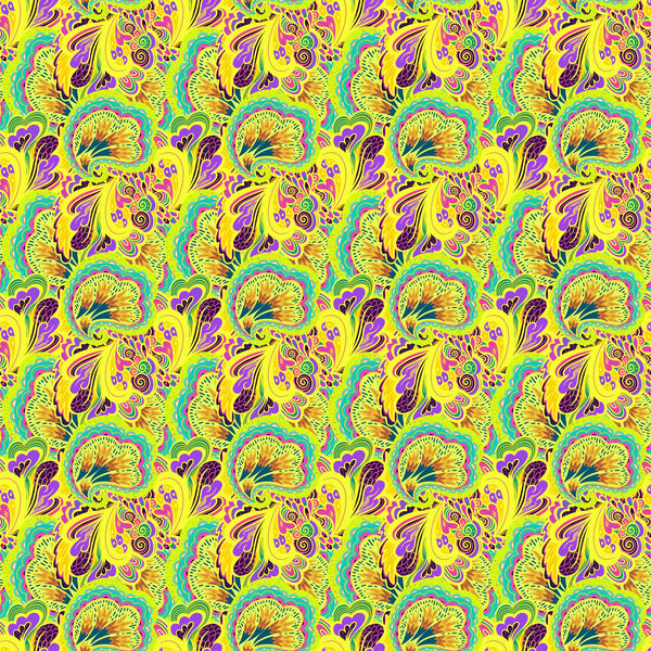 Colorful Psychedelic Vinyl Pattern