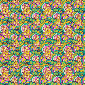 Colorful Psychedelic Vinyl Pattern