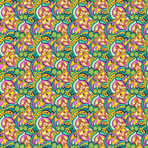 Colorful Psychedelic Vinyl Pattern