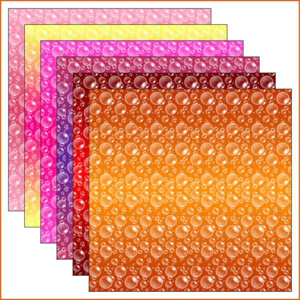 Ombre Bubbles Vinyl Pattern