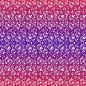 Ombre Bubbles Vinyl Pattern