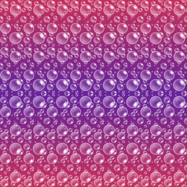 Ombre Bubbles Vinyl Pattern