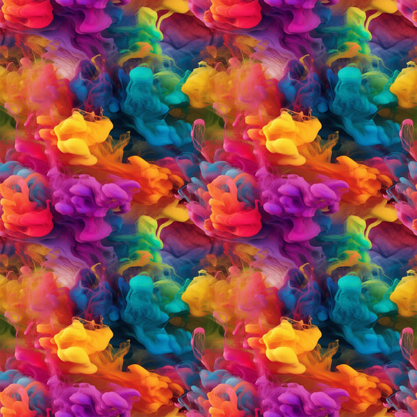 Rainbow Smoke Vinyl Pattern