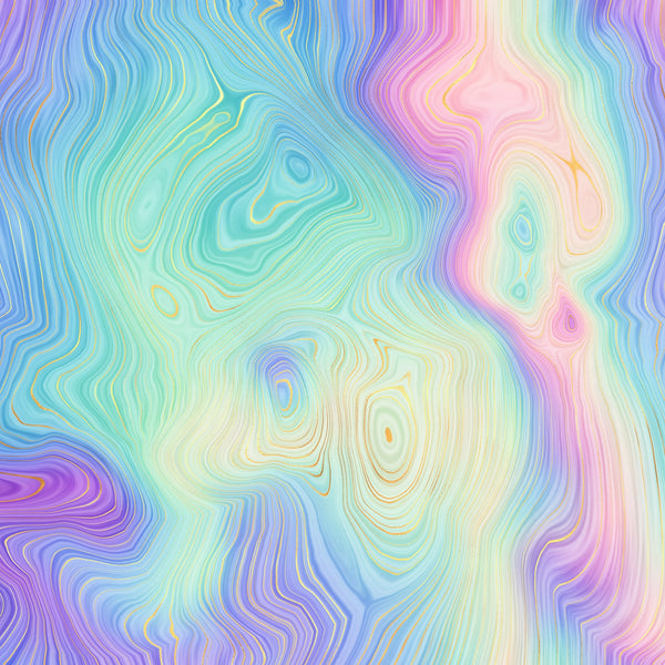 Rainbow Strata Vinyl Pattern
