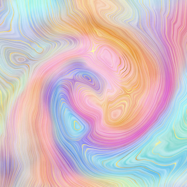Rainbow Strata Vinyl Pattern