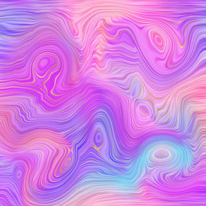 Rainbow Strata Vinyl Pattern