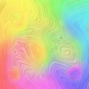 Rainbow Strata Vinyl Pattern
