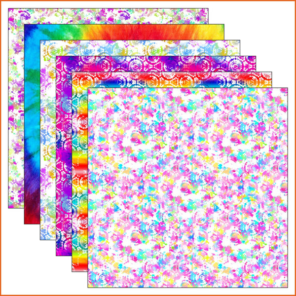 Tie Dye Vinyl Pattern