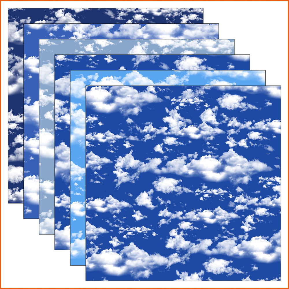 Clouds Vinyl Pattern