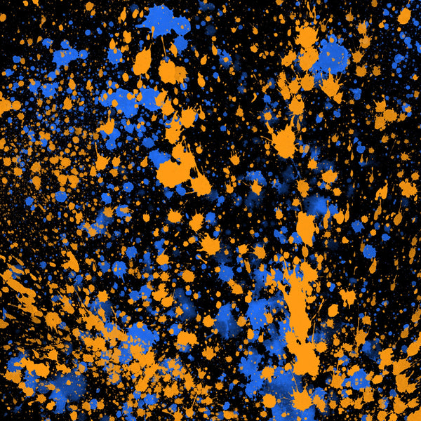 Neon Paint Splatters Vinyl Pattern