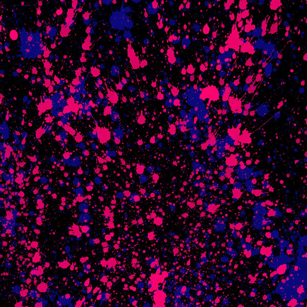 Neon Paint Splatters Vinyl Pattern