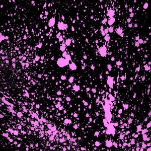 Neon Paint Splatters Vinyl Pattern