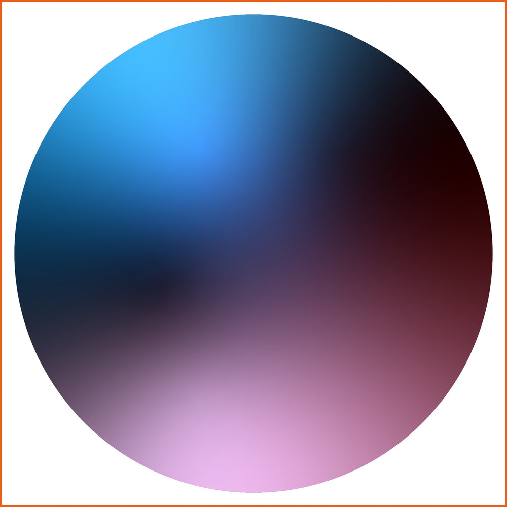 Blue and Pink Chroma Sticker