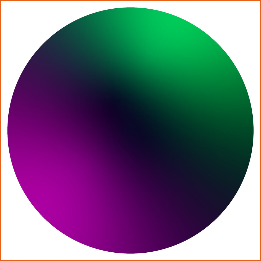 Green and Purple Chroma Sticker