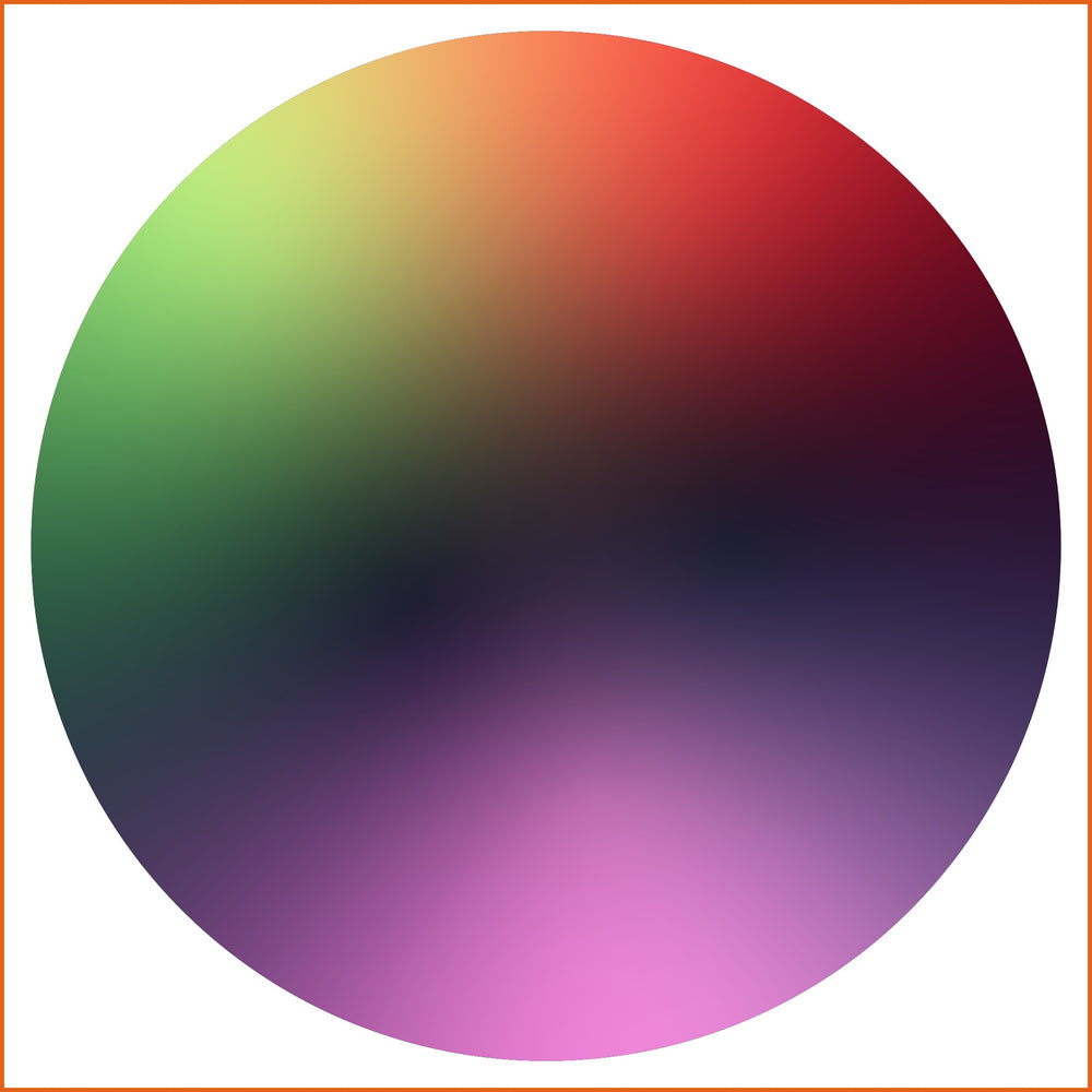 Red, Green, and Pink Chroma Sticker