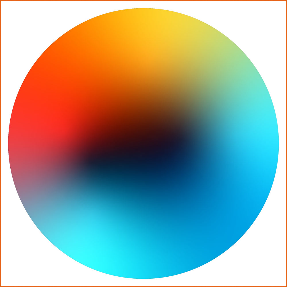 Red, Yellow, and Blue Chroma Sticker