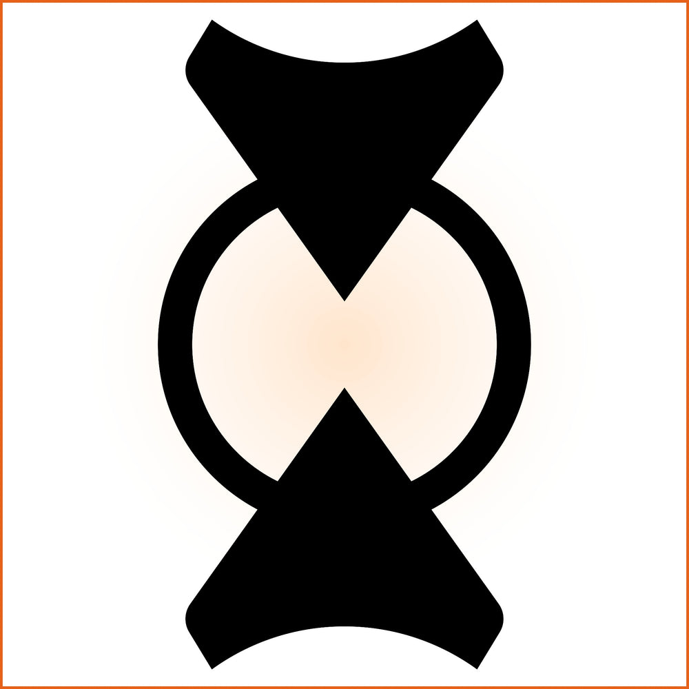 Thick Circular Two Point Sticker