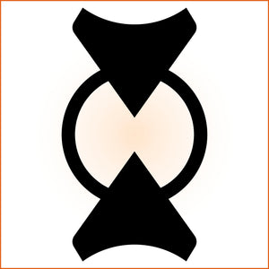 Thick Circular Two Point Sticker