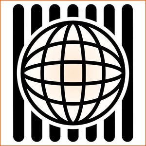 Thin Hex Frame Sticker