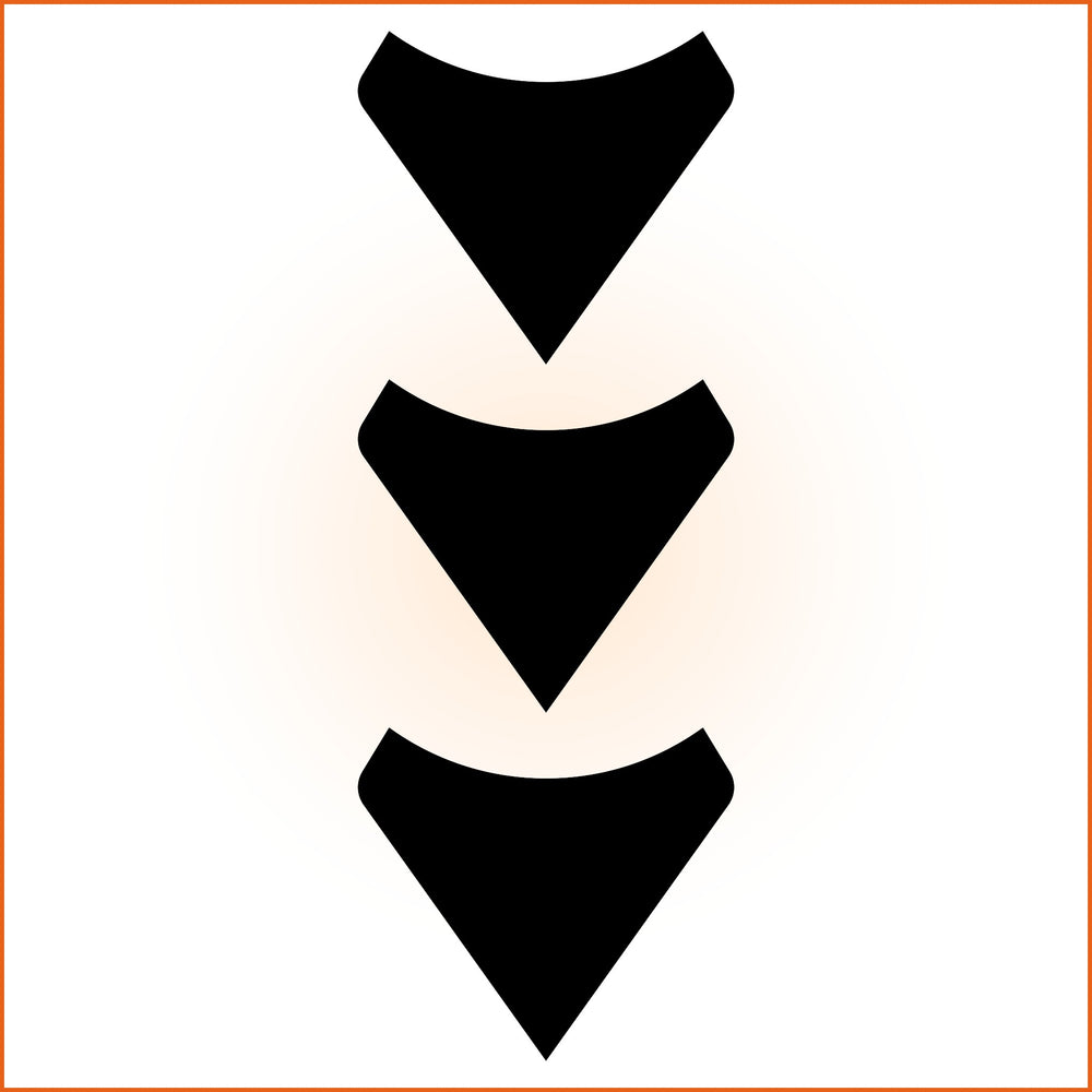 Tri Point Sticker