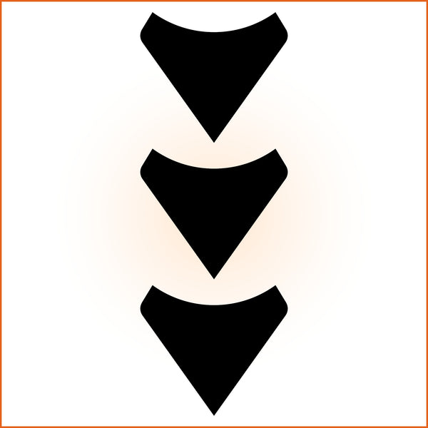 Tri Point Sticker