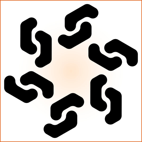 Closed Hexagonal Sticker