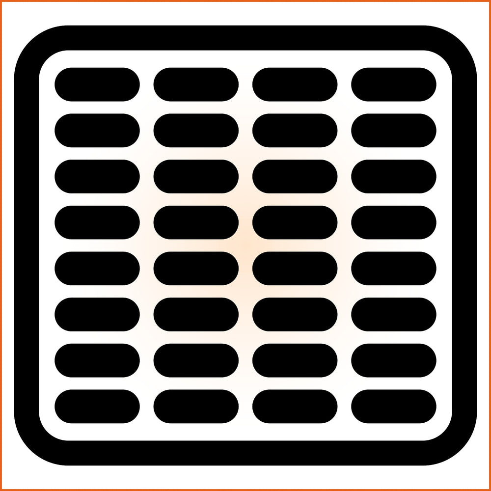 Pill Filled Grid Sticker