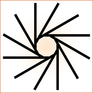 Outline Petal Sticker