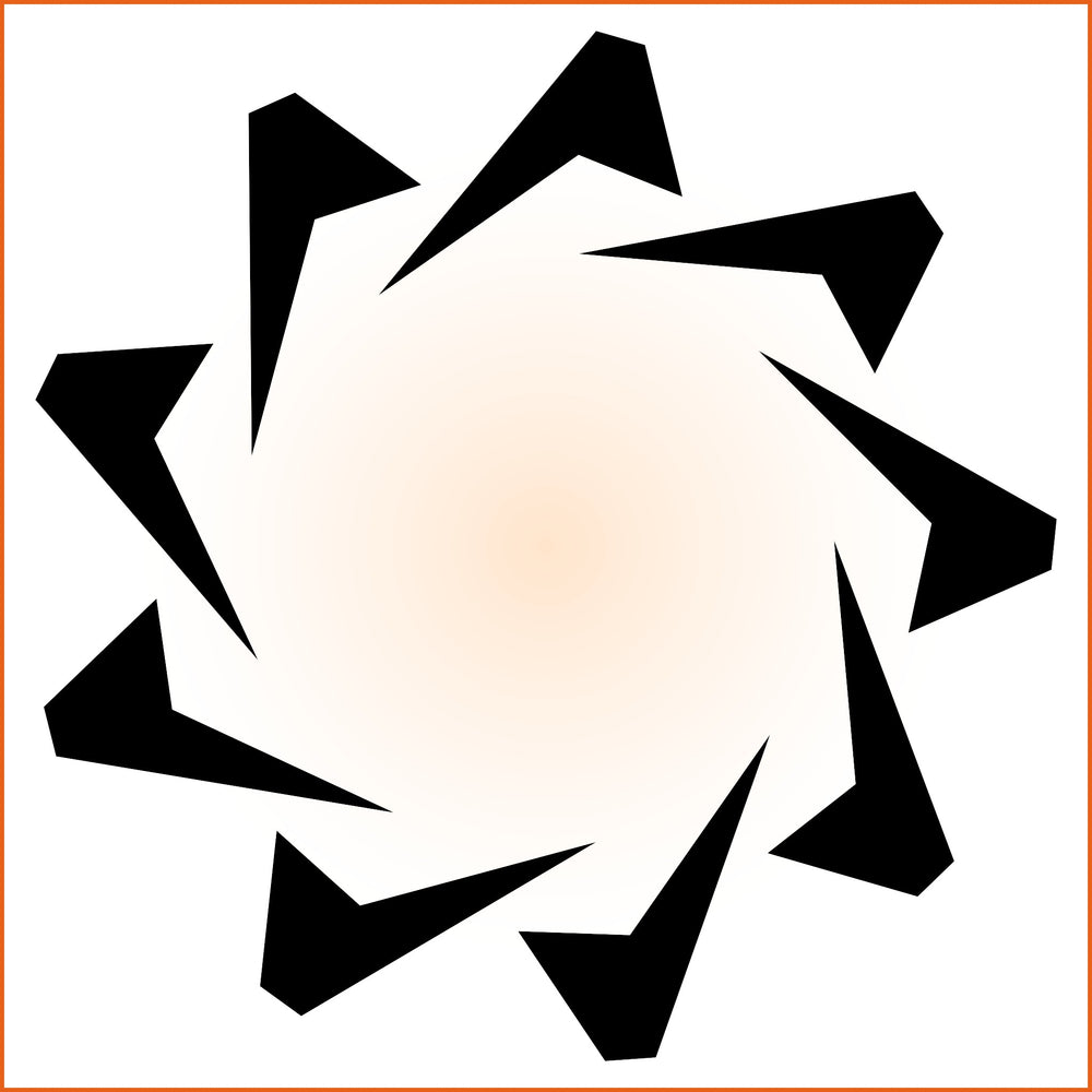 Nonagon Soft Point Sticker