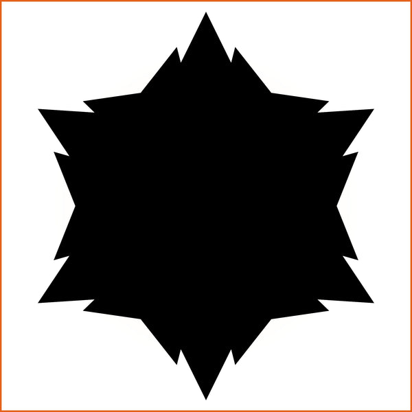 Solid Filled Star Sticker