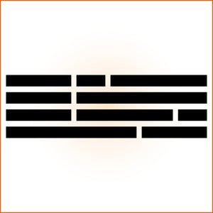 Rectangular Bar Code Sticker