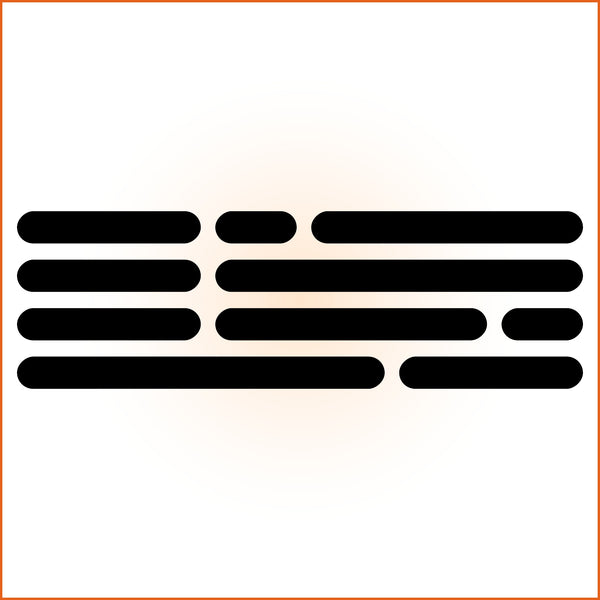 Rounded Rectangular Bar Code Sticker